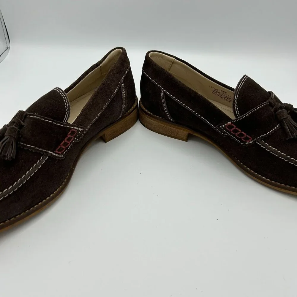 Men's Testosterone 43M (10) Proud Lee Brown Suede Tassel Loafers